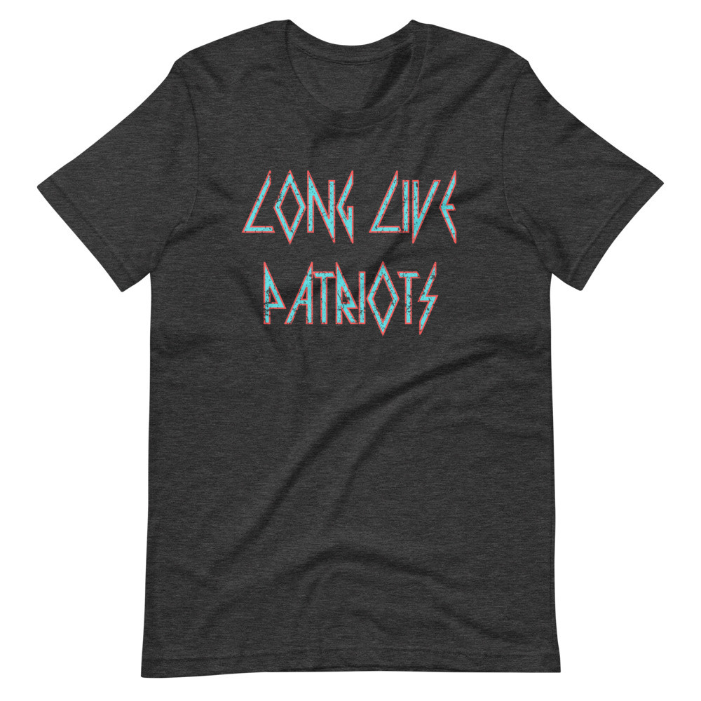Long Live Patriots Teal + Coral Short-Sleeve Unisex T-Shirt