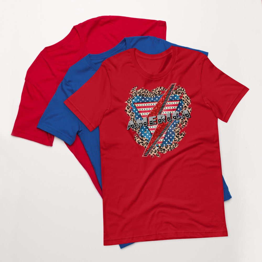 Patriotic America Short-Sleeve Unisex T-Shirt