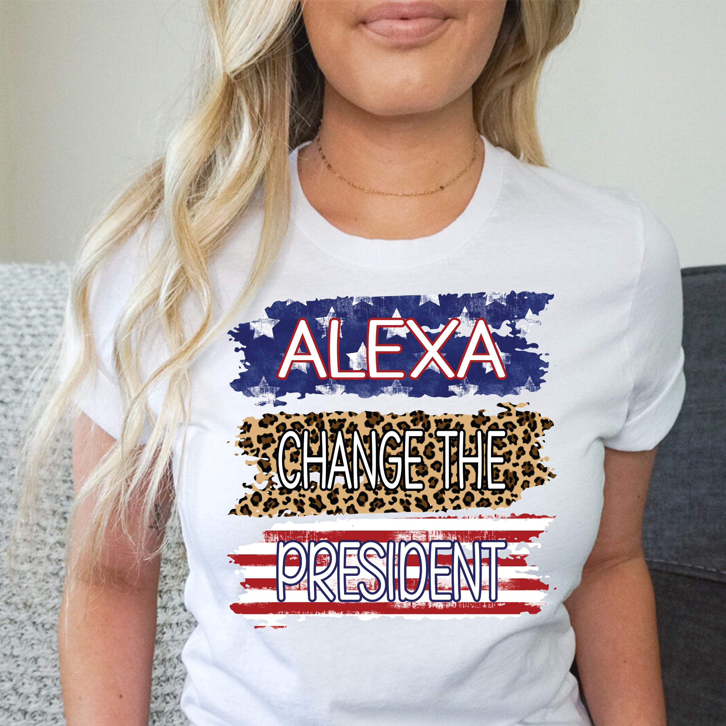 Alexa, Change the President Short-Sleeve Unisex T-Shirt