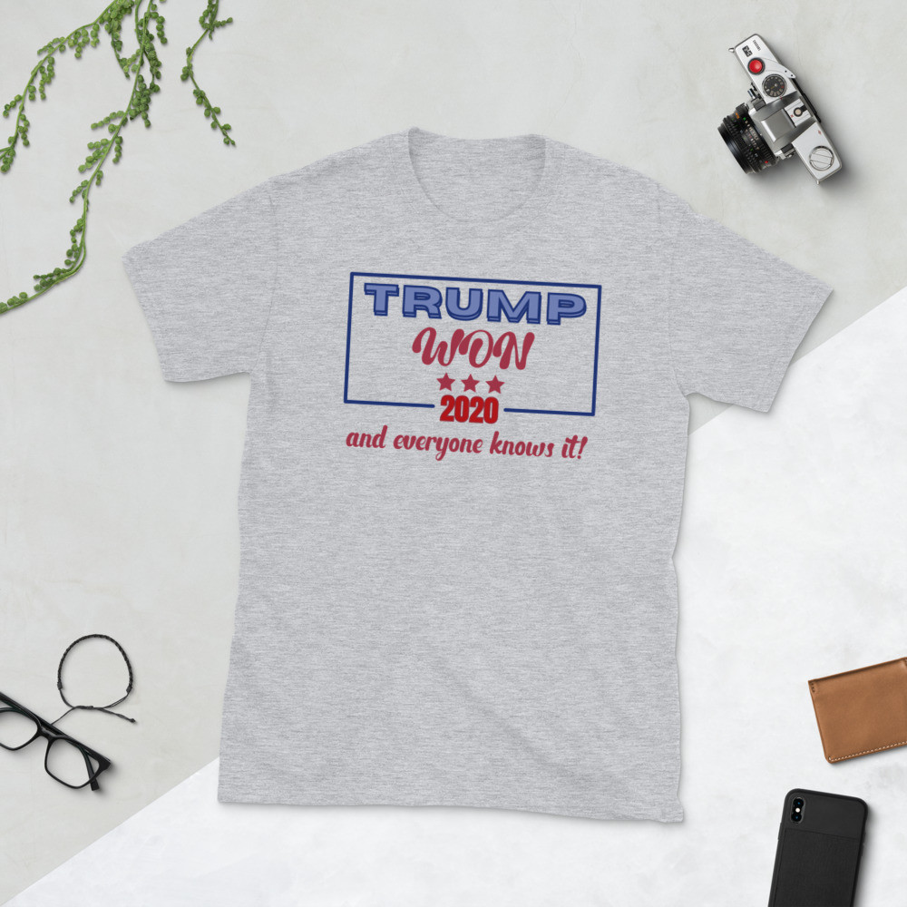 Trump Won 2020 Short-Sleeve Unisex T-Shirt
