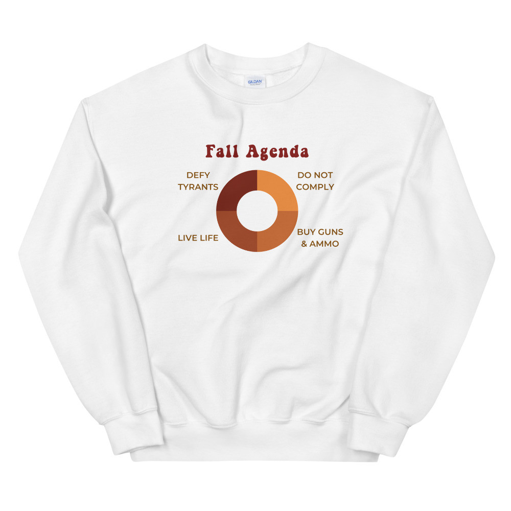 Fall Agenda Unisex Sweatshirt