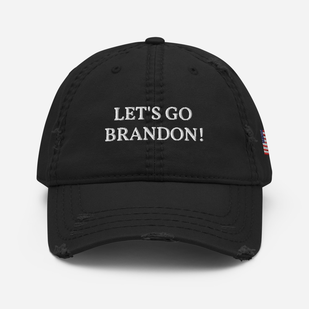 Let's Go Brandon! #FJB Distressed Dad Hat