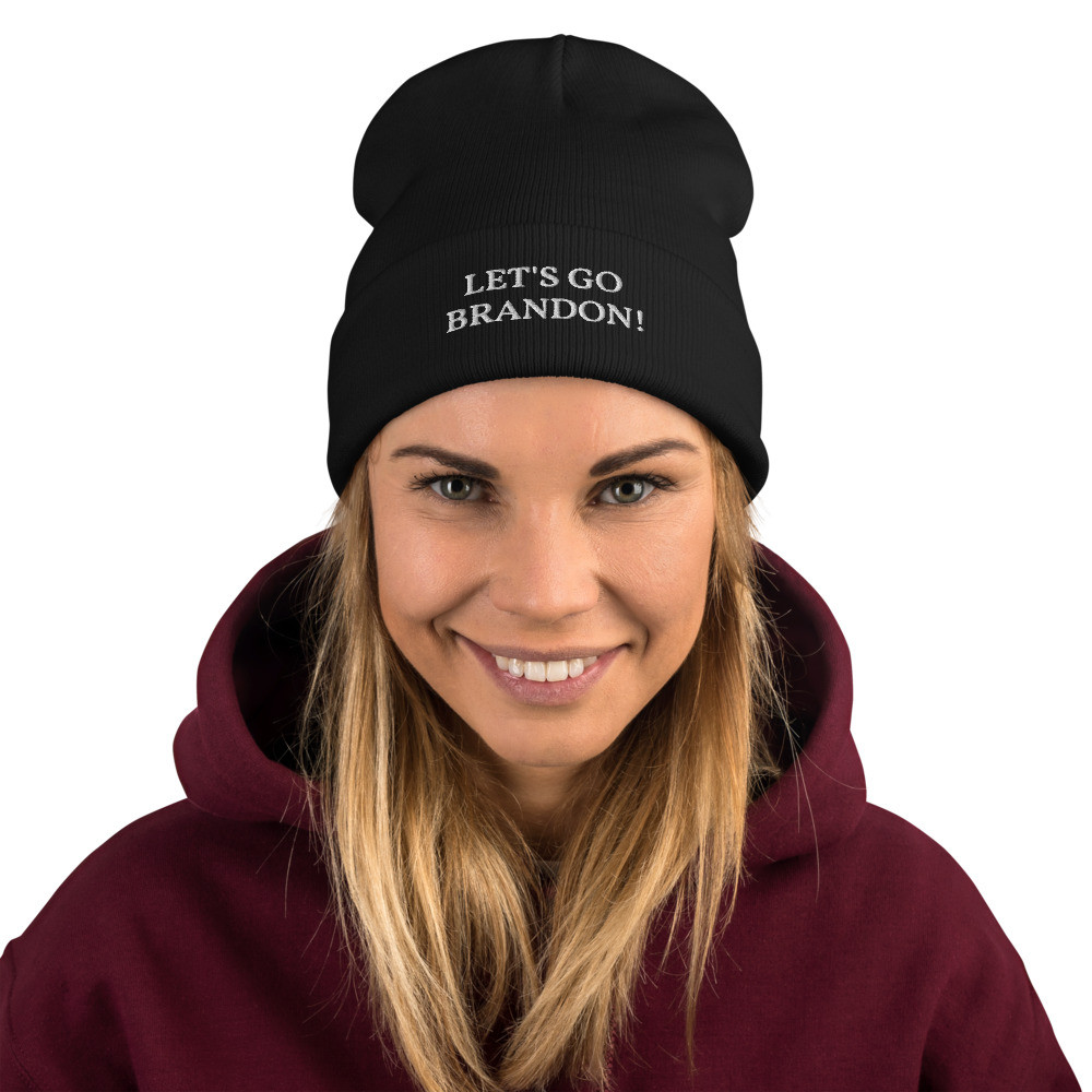 Let's Go Brandon! Embroidered Beanie