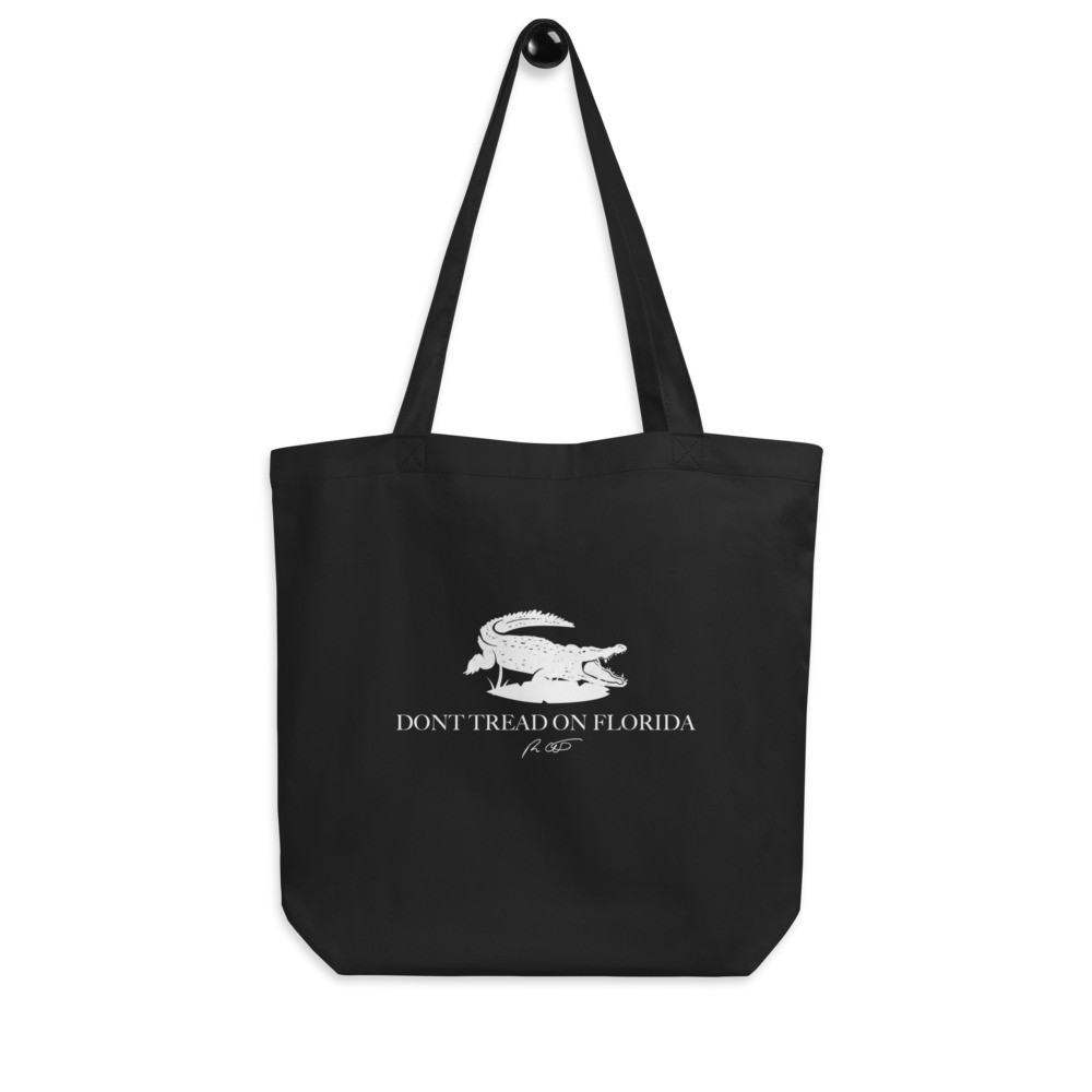 Don't Tread on Florida Black Eco Tote Bag