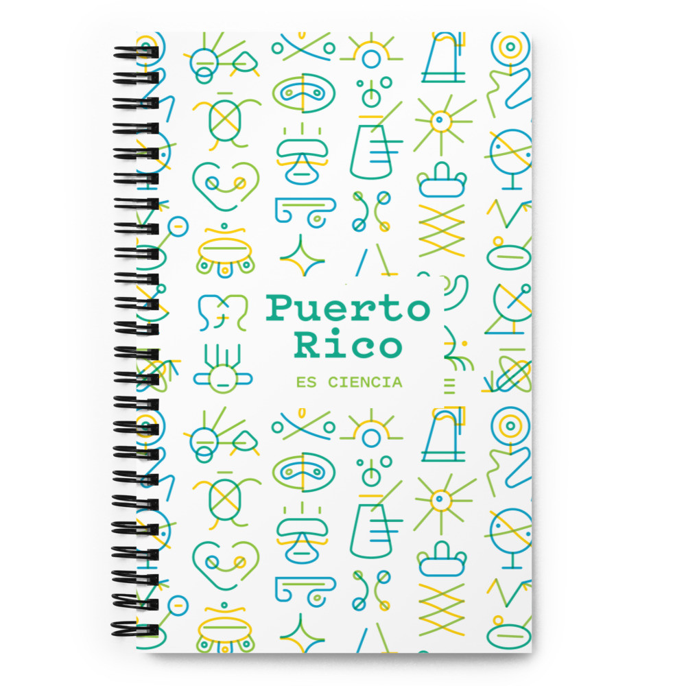 Puerto Rico es Ciencia (All) Spiral notebook
