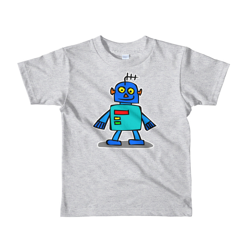 Kids Robot Short Sleeve Kids The Magic Crayons Official T-Shirt 