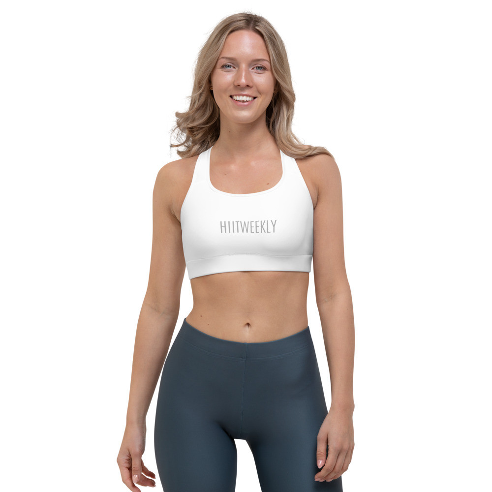HIITWEEKLY Sports Bra - Unpadded - White