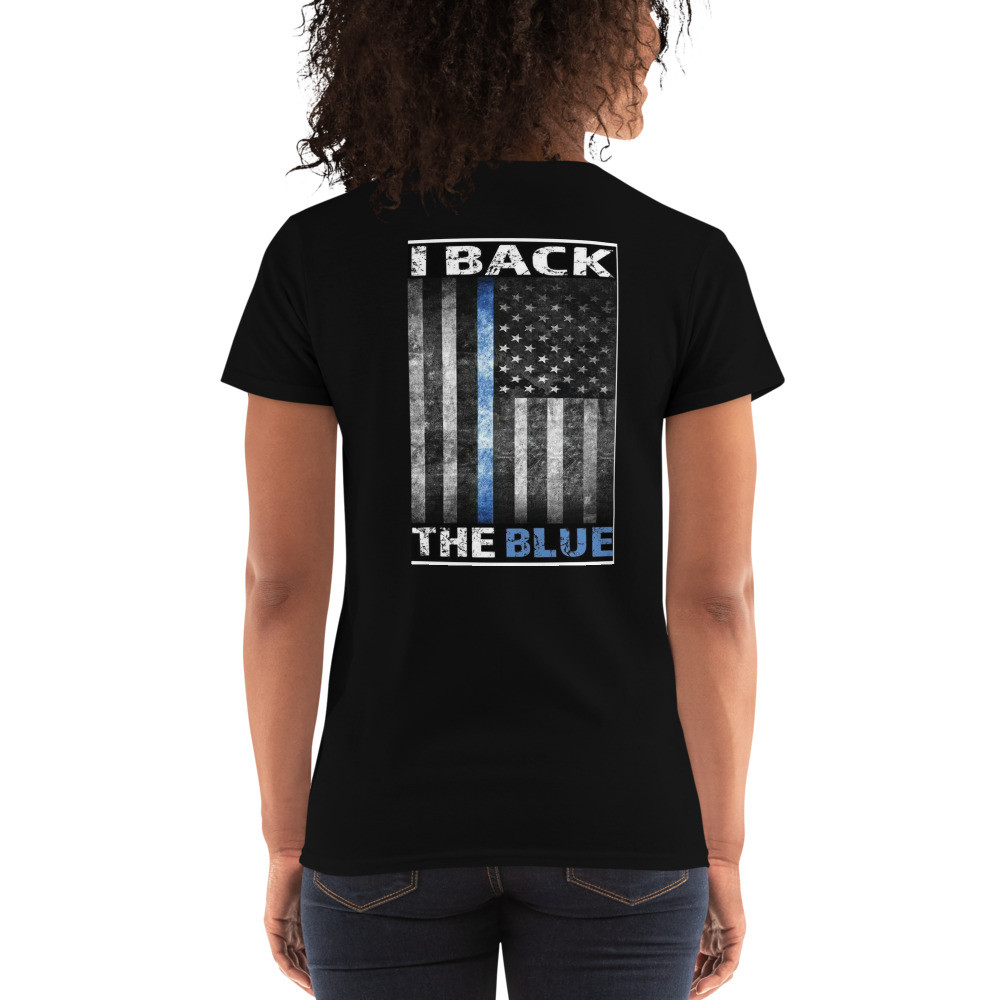 Back the Blue Women's short sleeve t-shirt