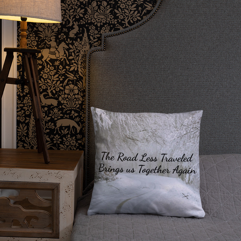 Snow Scape Basic Pillow