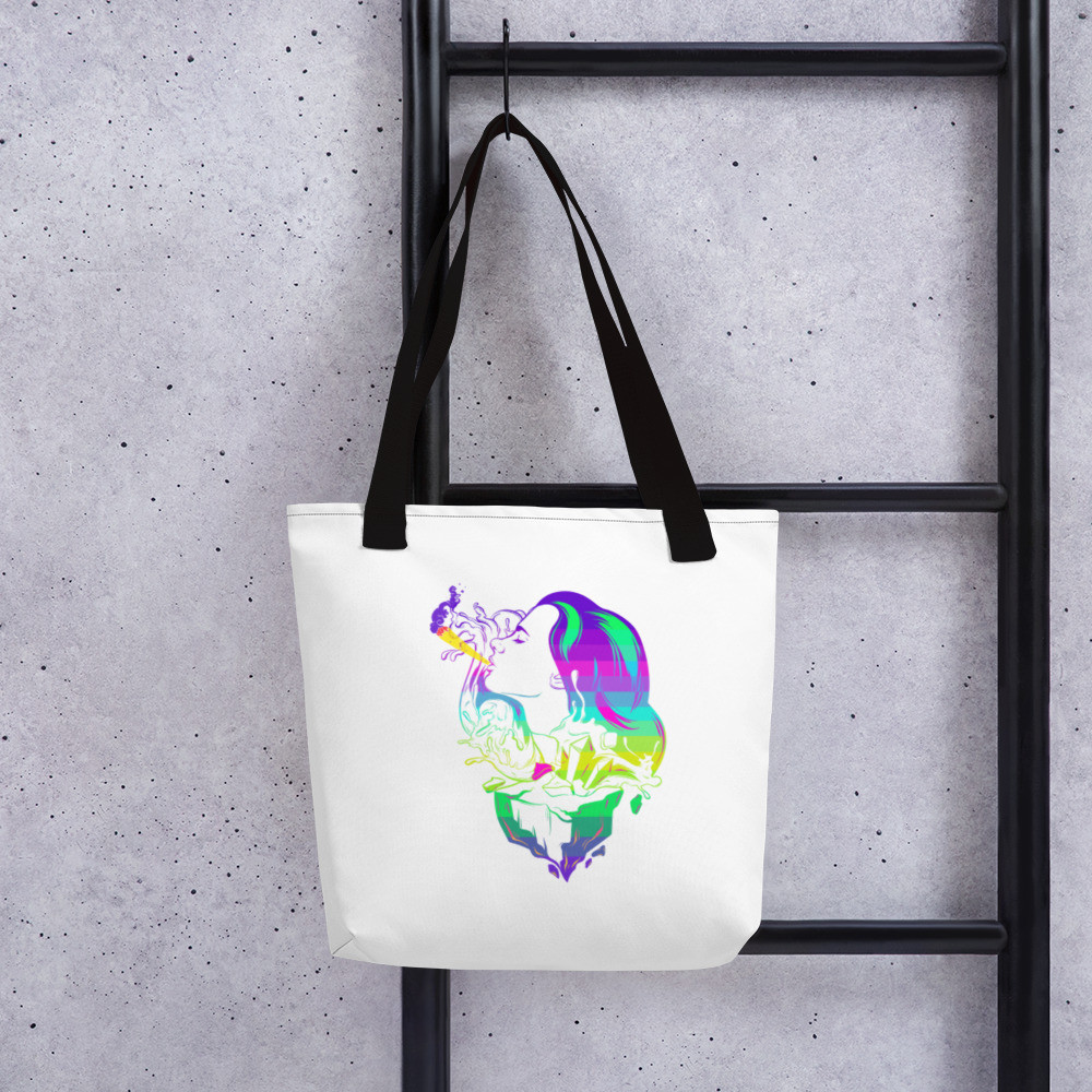 The Basement Podcast Cassandra Tote bag