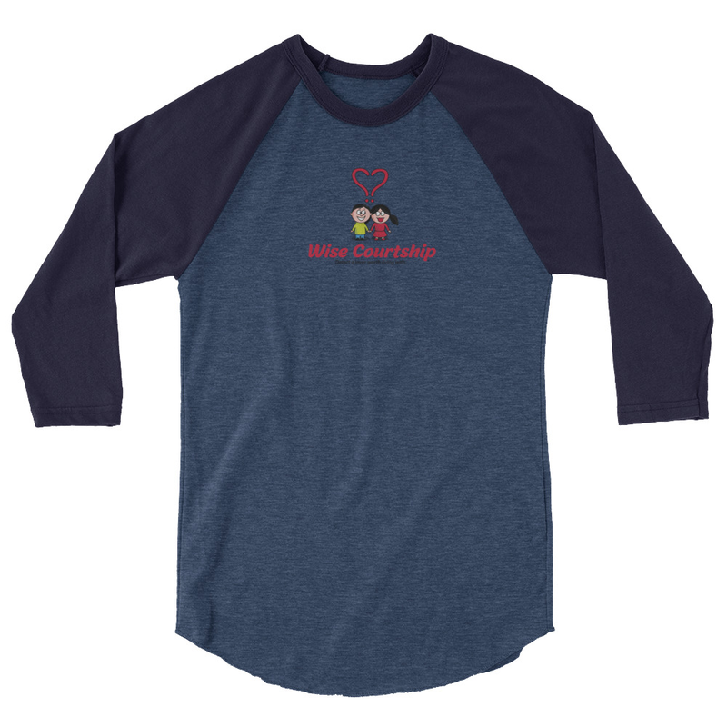 3/4 sleeve unisex raglan shirt