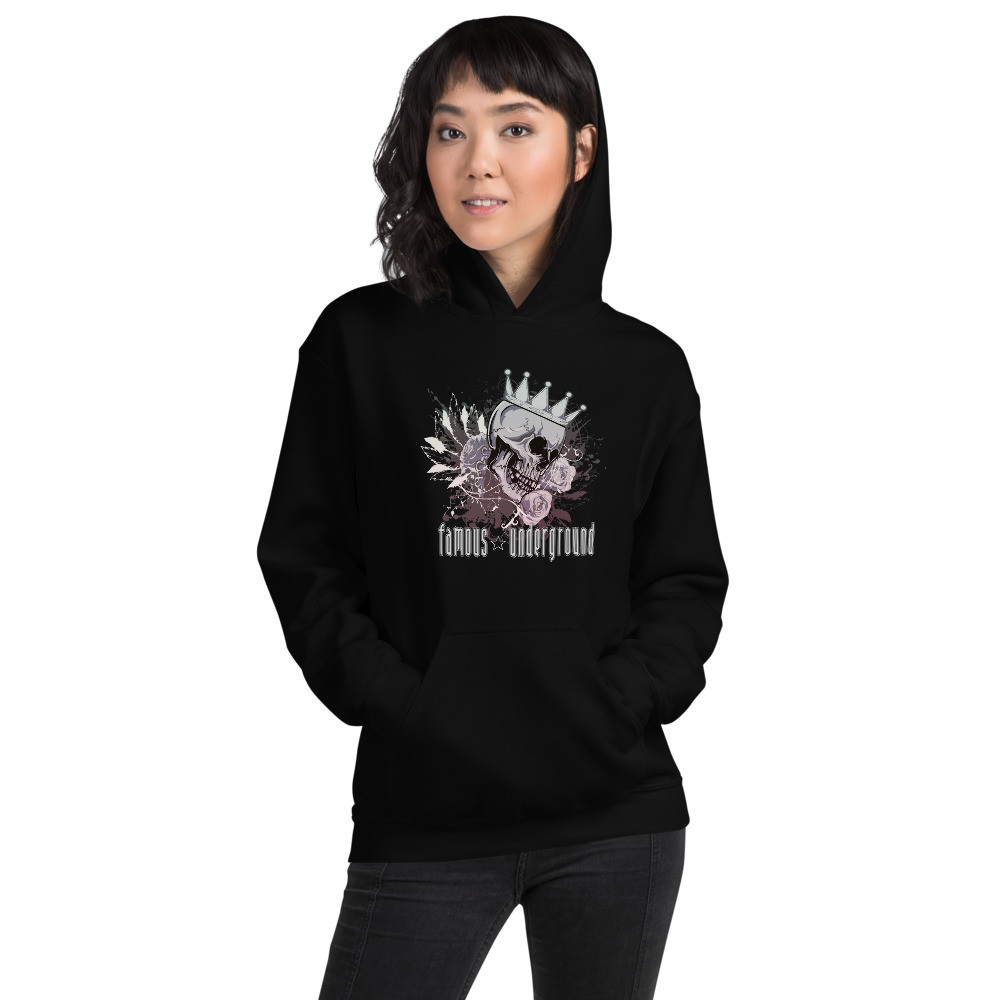 SKULL N CROWN HOODIE
