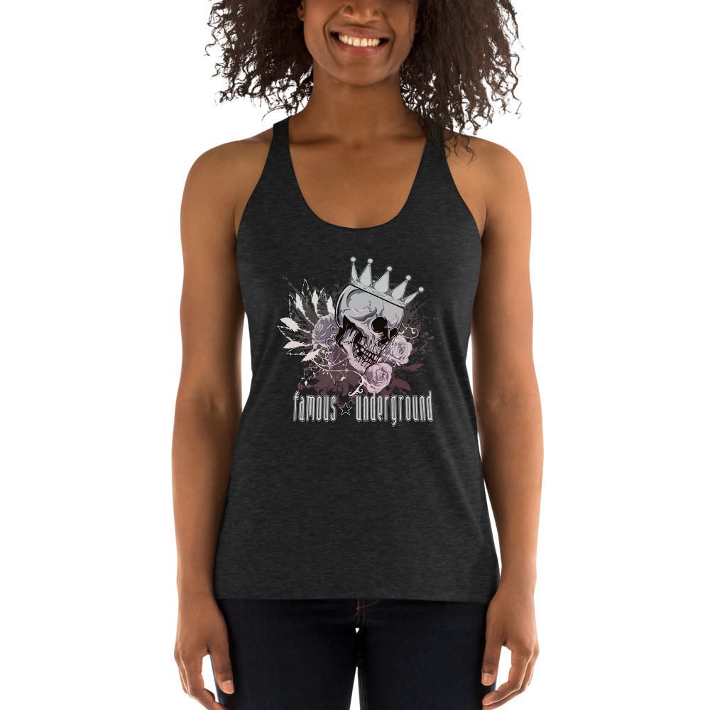 Skull N Crown  Racerback Tank