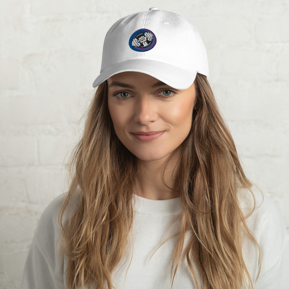 Dumbell Swirl Dad hat