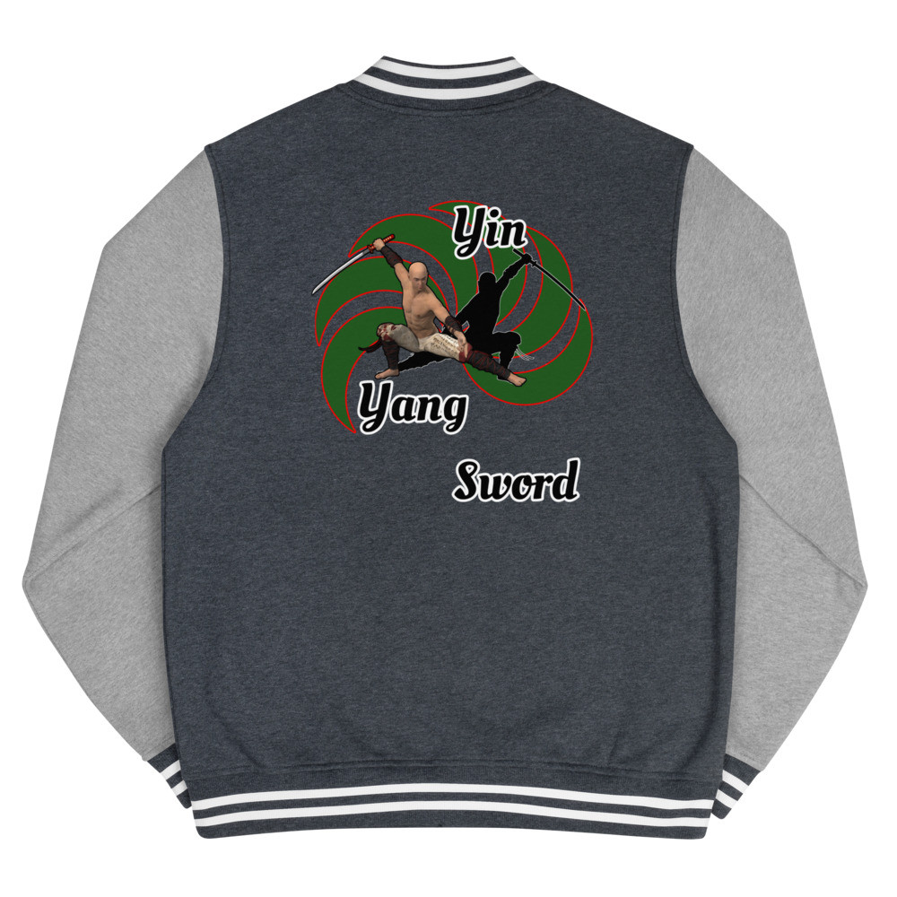 Yin Yang Sword Men's Letterman Jacket 