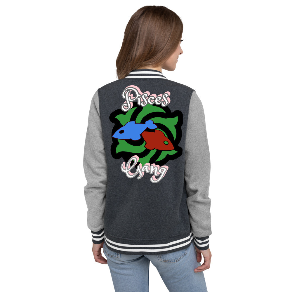Pisces Gang Women's Letterman Jacket