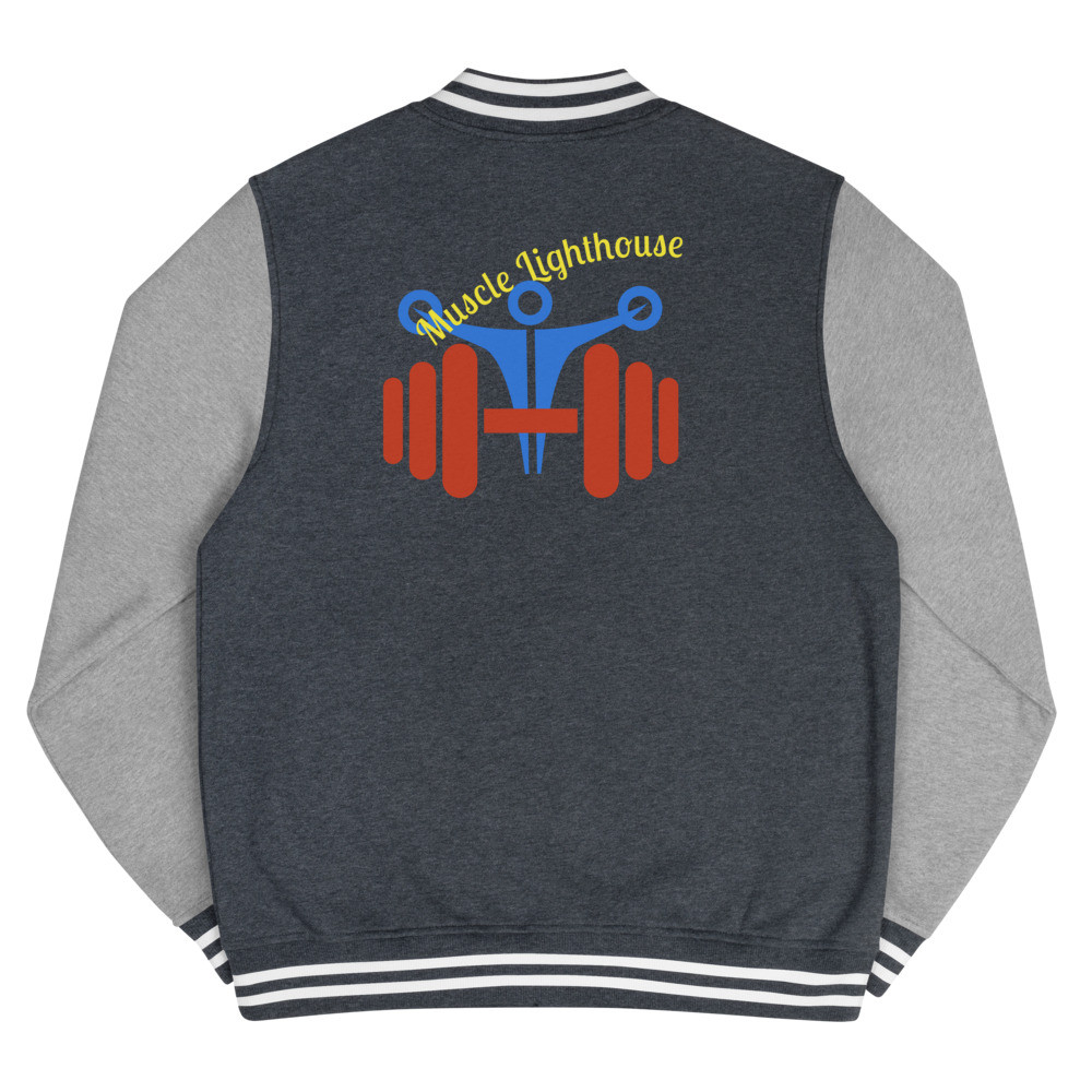 MLH Designs Victory Dumbbell Men's Letterman Jacket