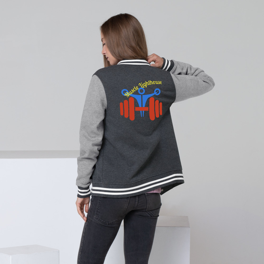 MLH Designs Victory Dumbbell Women's Letterman Jacket