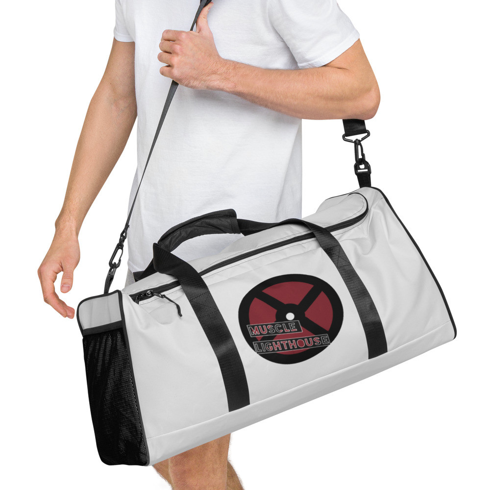 ML Plate Logo Duffle bag Grey