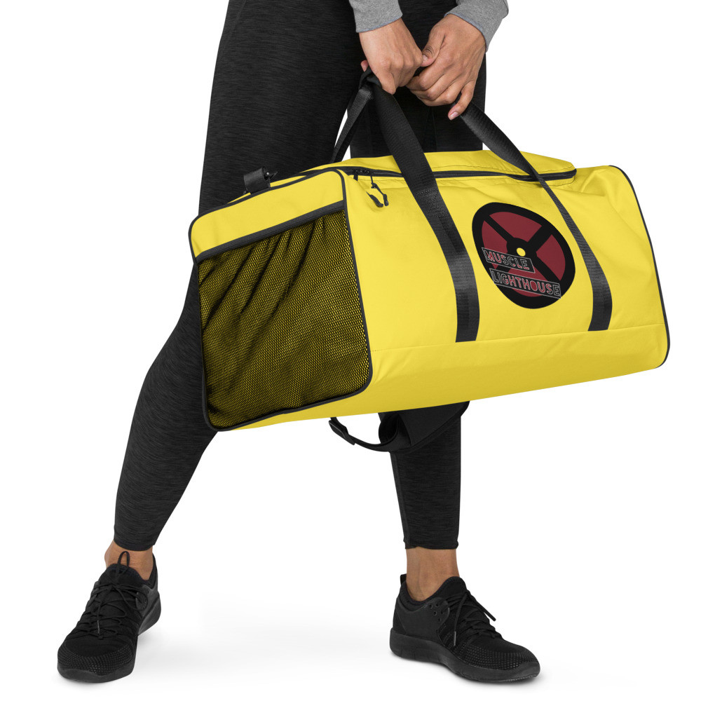 ML Plate Logo Duffle bag Yellow
