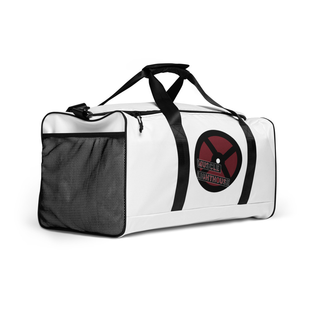 ML Plate Logo Duffle bag White