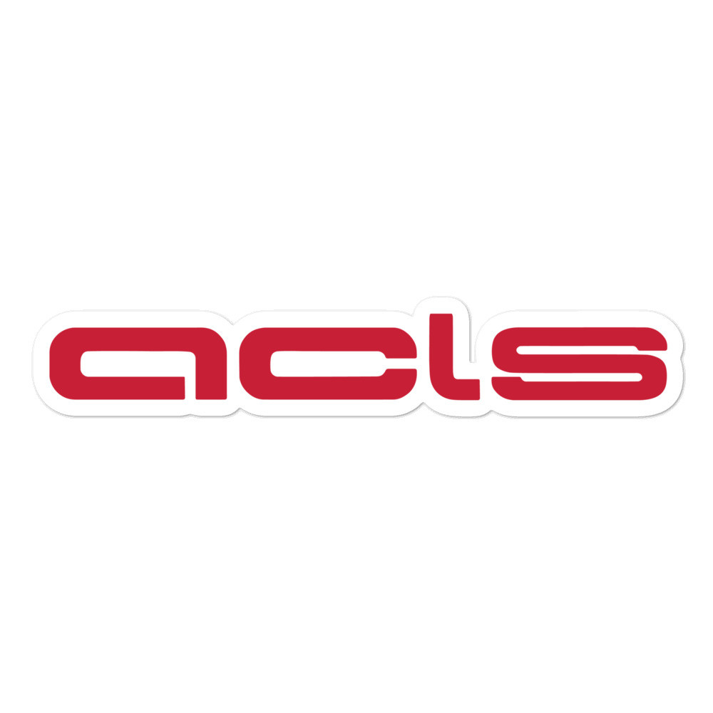 ACLS Sticker