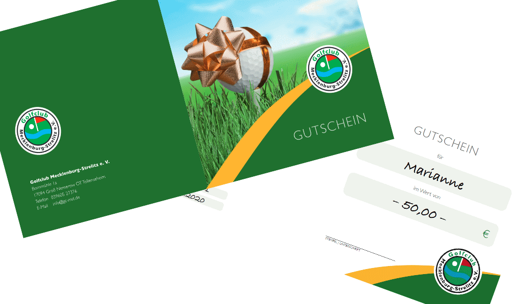Golfclub Gutschein