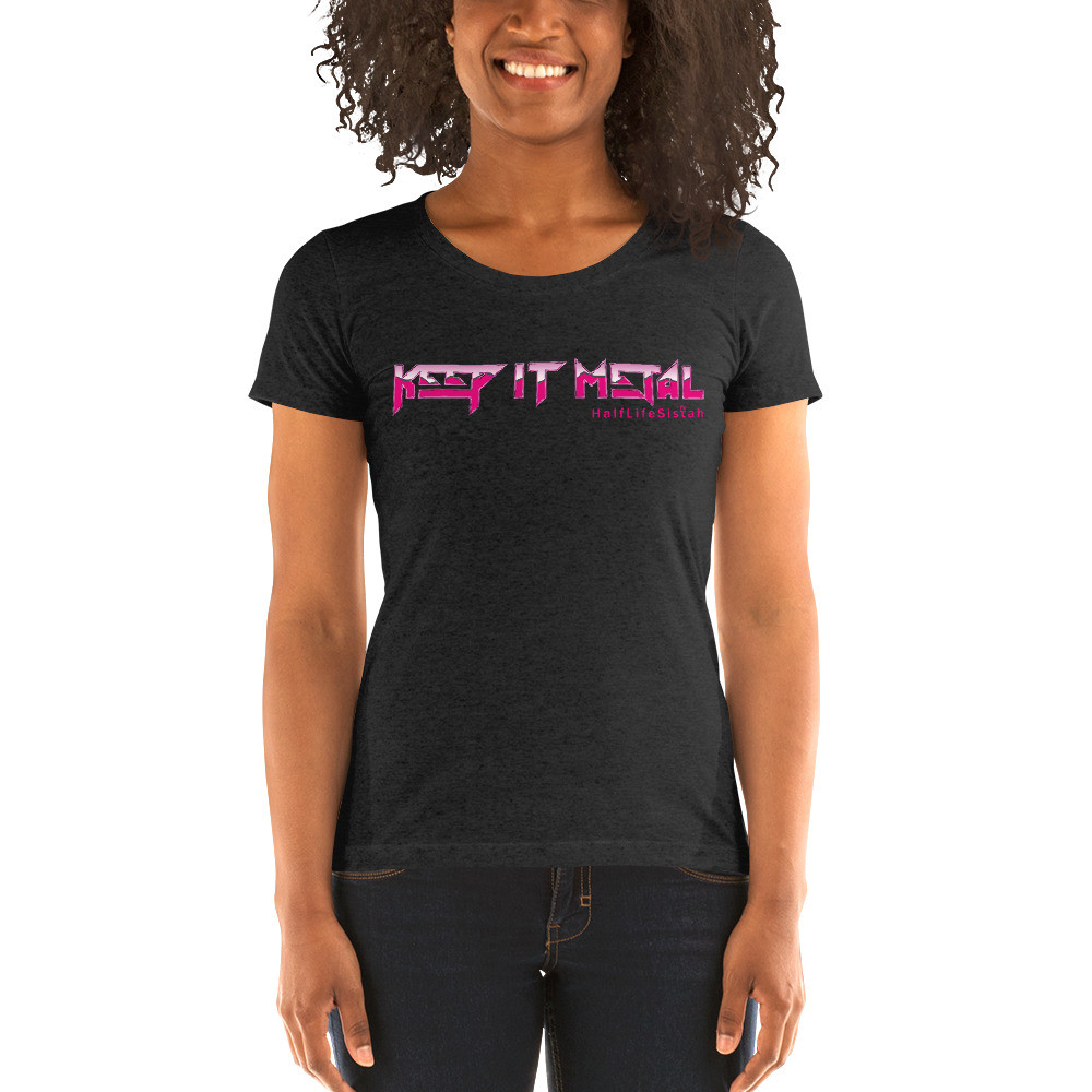 ''Keep It Metal'' SkyRez - Women's Tri-Blend T-Shirt - HotPink