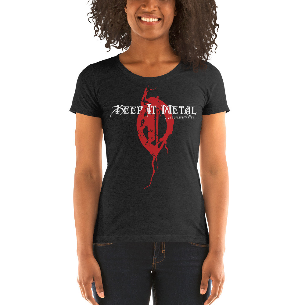 ''Keep It Metal'' [ONE] Women's Tri-Blend T-Shirt - RedWT