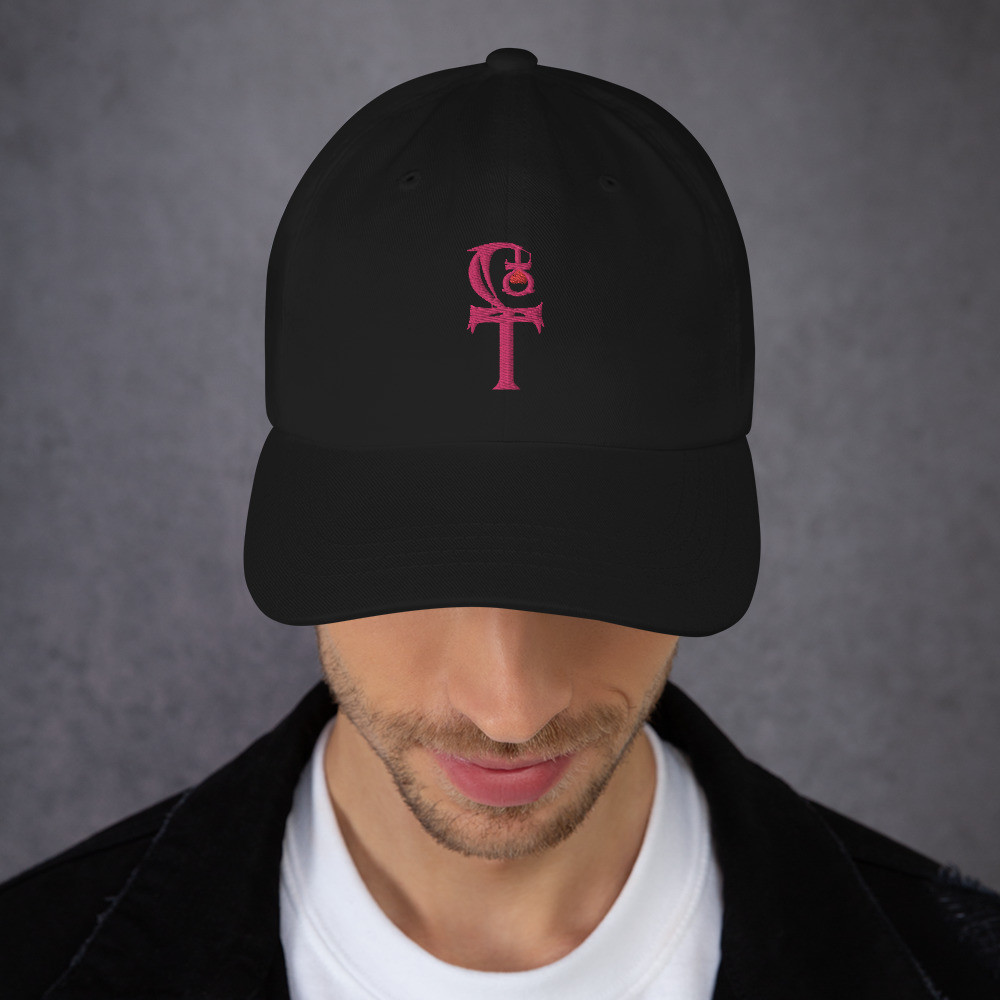 HLS Unity Symbol - WEBBED - Embroidered - Dad hat - DarkHotPink