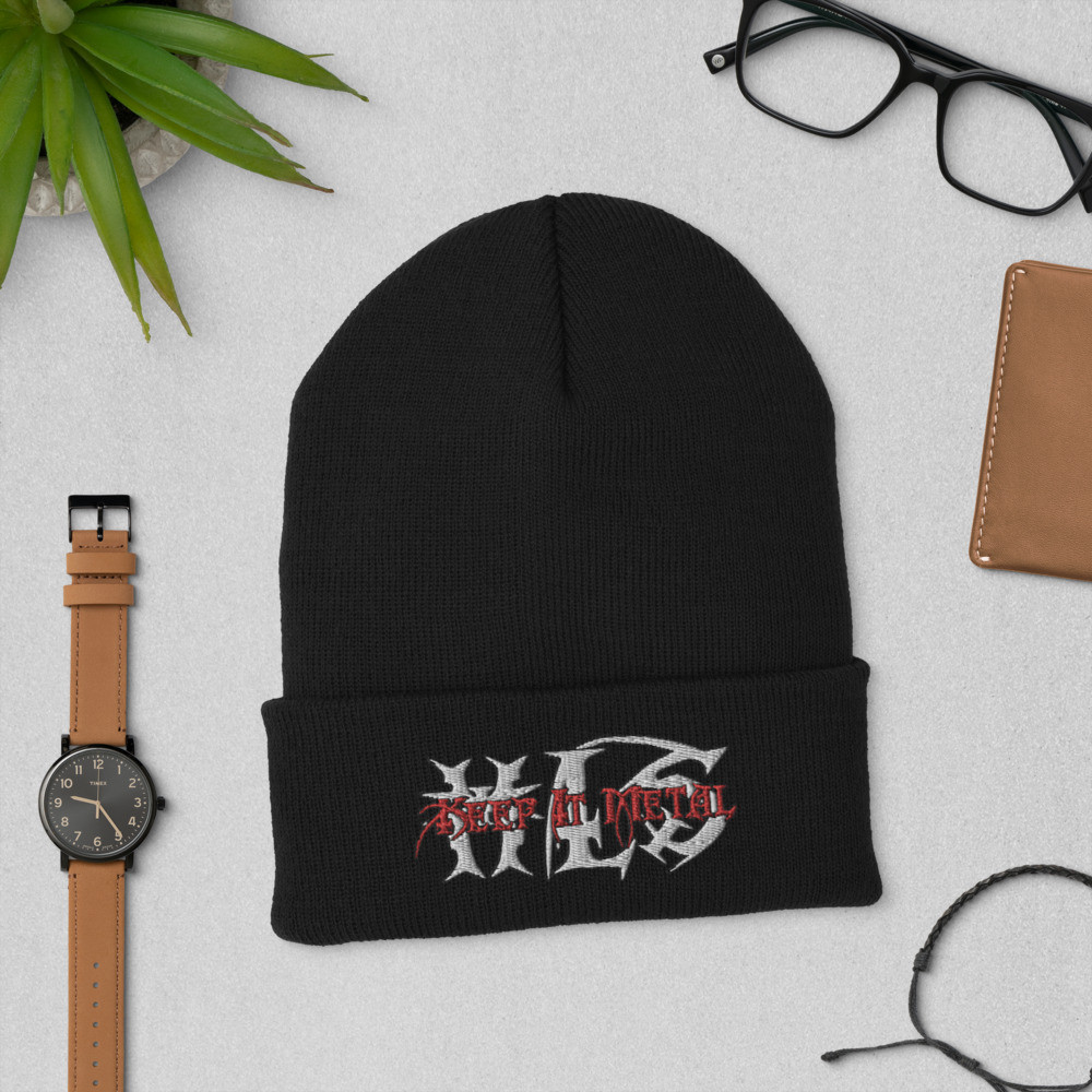 ''Keep It Metal'' WICKED - Embroidered - Cuffed Beanie - WTRed