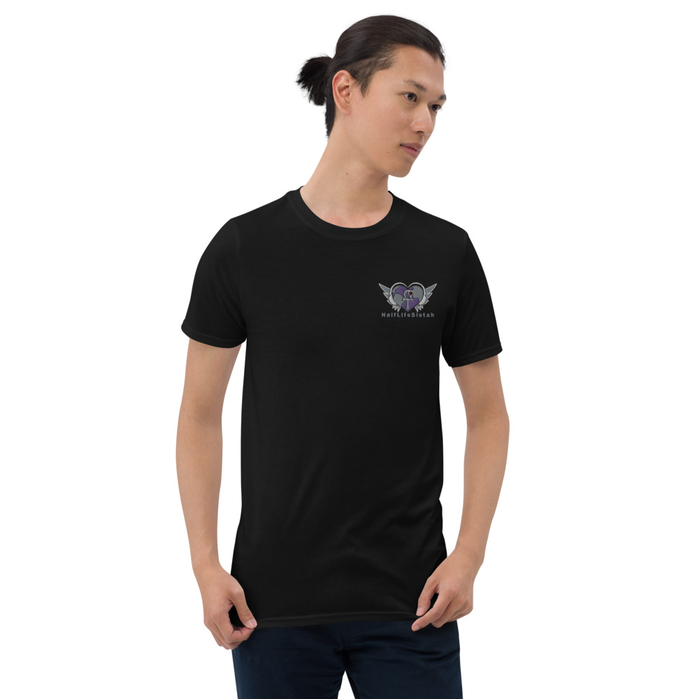 Heart MusicGlobe | Embroidered | Men's T-Shirt