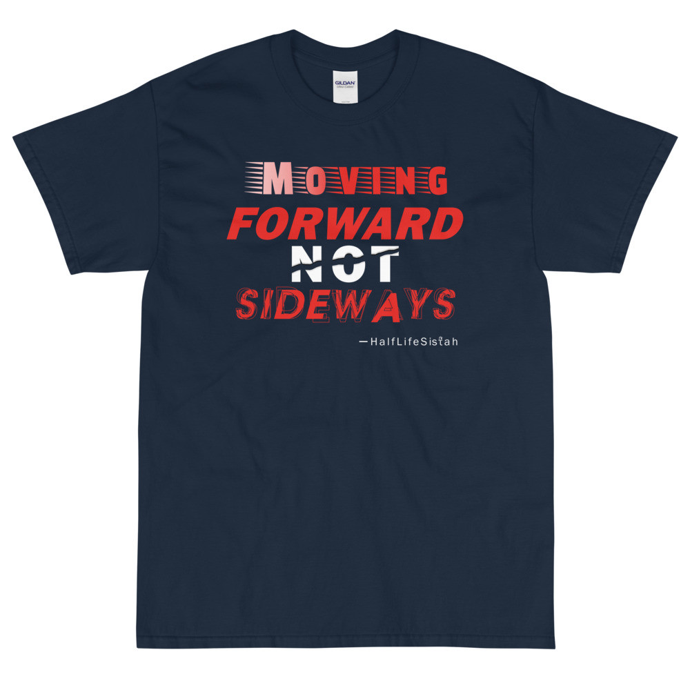 ''Moving Forward NOT Sideways'' Men's Classic T-Shirt V1 - Red