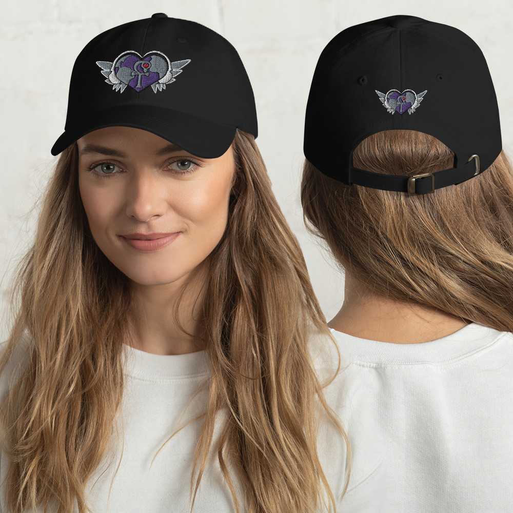 Heart MusicGlobe | Embroidered - Dad Hat V1
