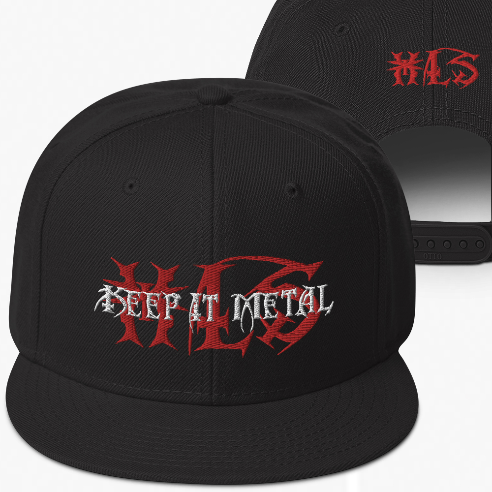 ''Keep It Metal'' WICKED - Embroidered - Snapback Hat - WTRed
