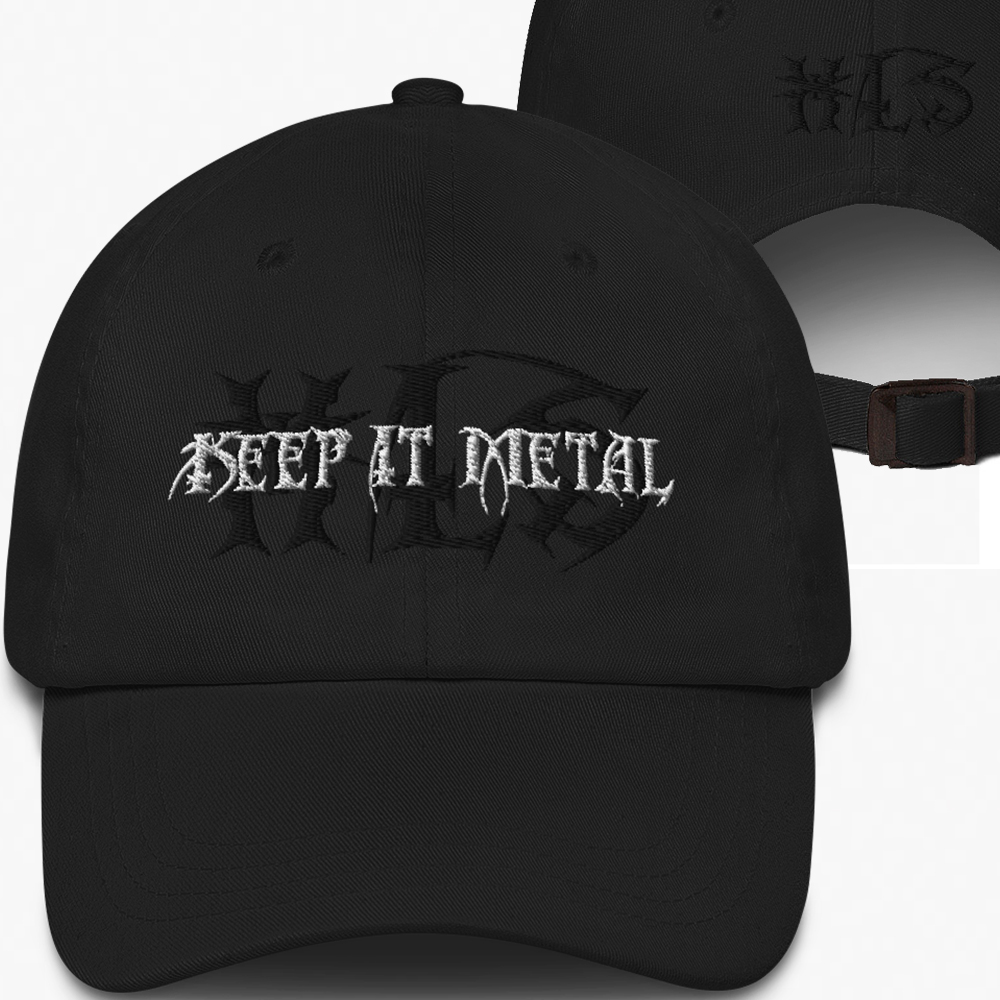 ''Keep It Metal'' WICKED - Embroidered - Dad Hat - WTBLK
