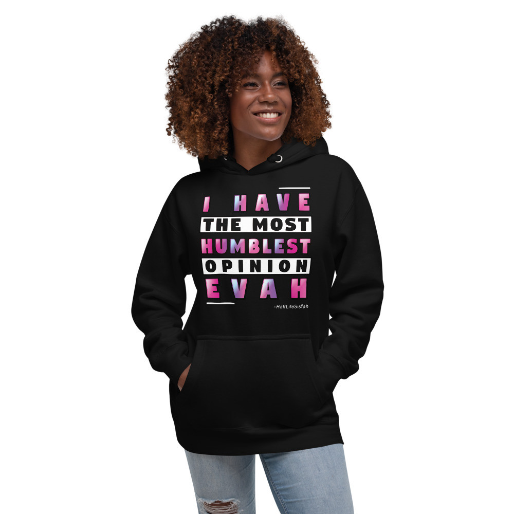 ''Humblest Opinion'' V1 - Unisex Premium Hoodie - Bubble Gum 