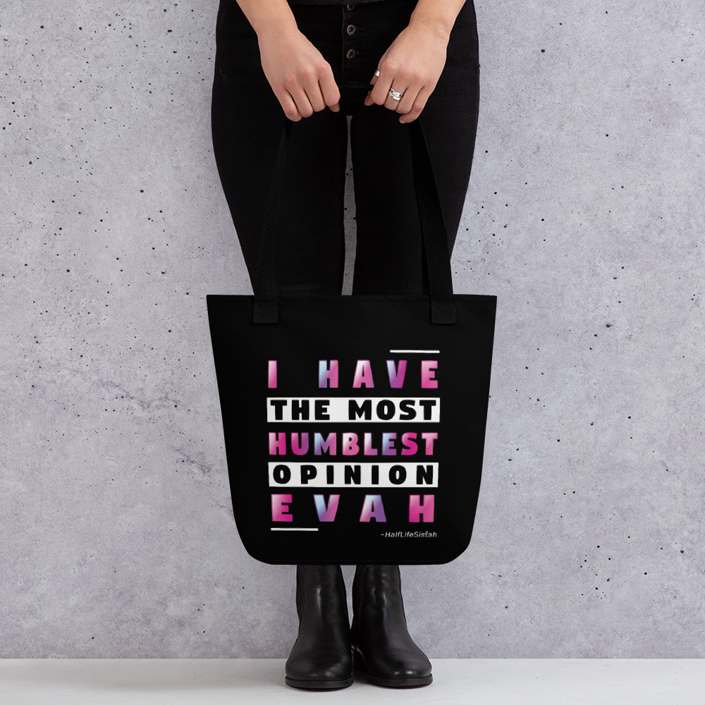 ''Humblest Opinion'' V1 - Tote bag - Bubble Gum