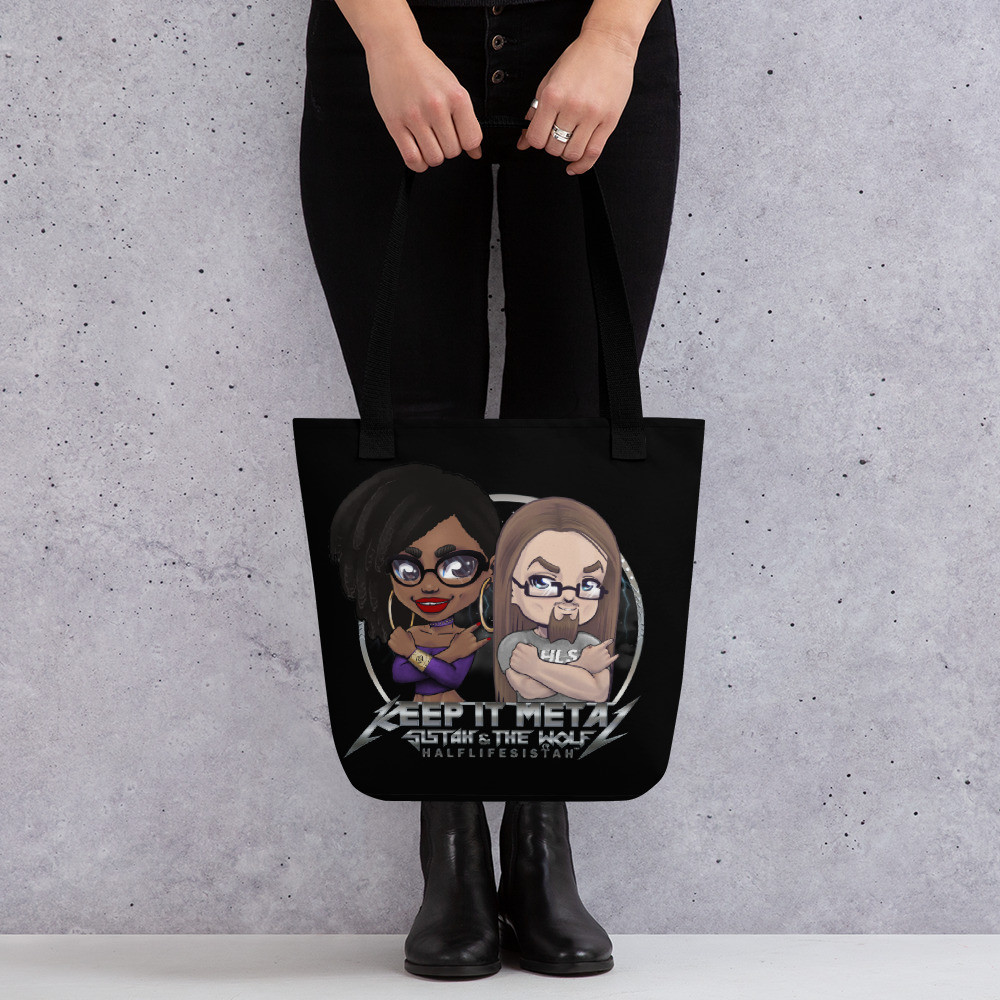 ''Keep It Metal'' Sistah & The Wolf Chibis - Tote bag