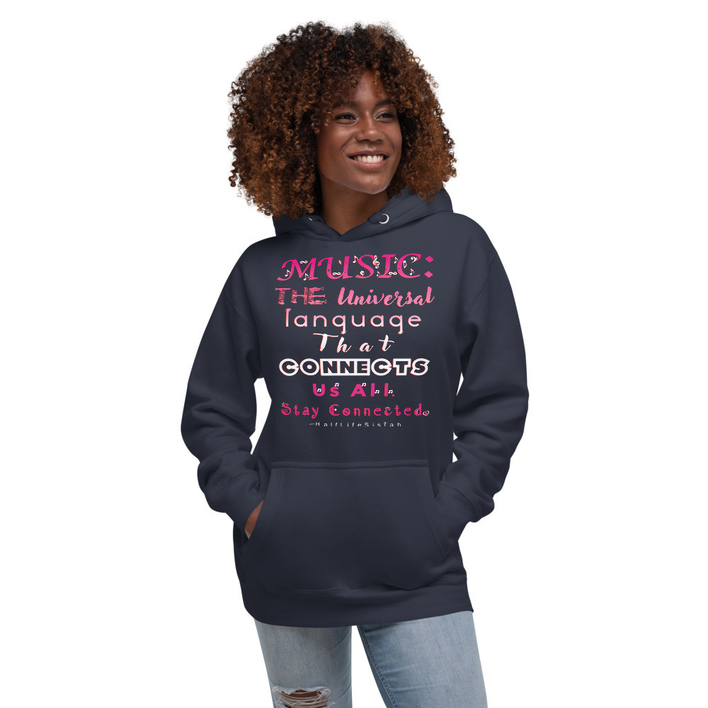 Universal Language - Unisex Premium Hoodie - HotPink