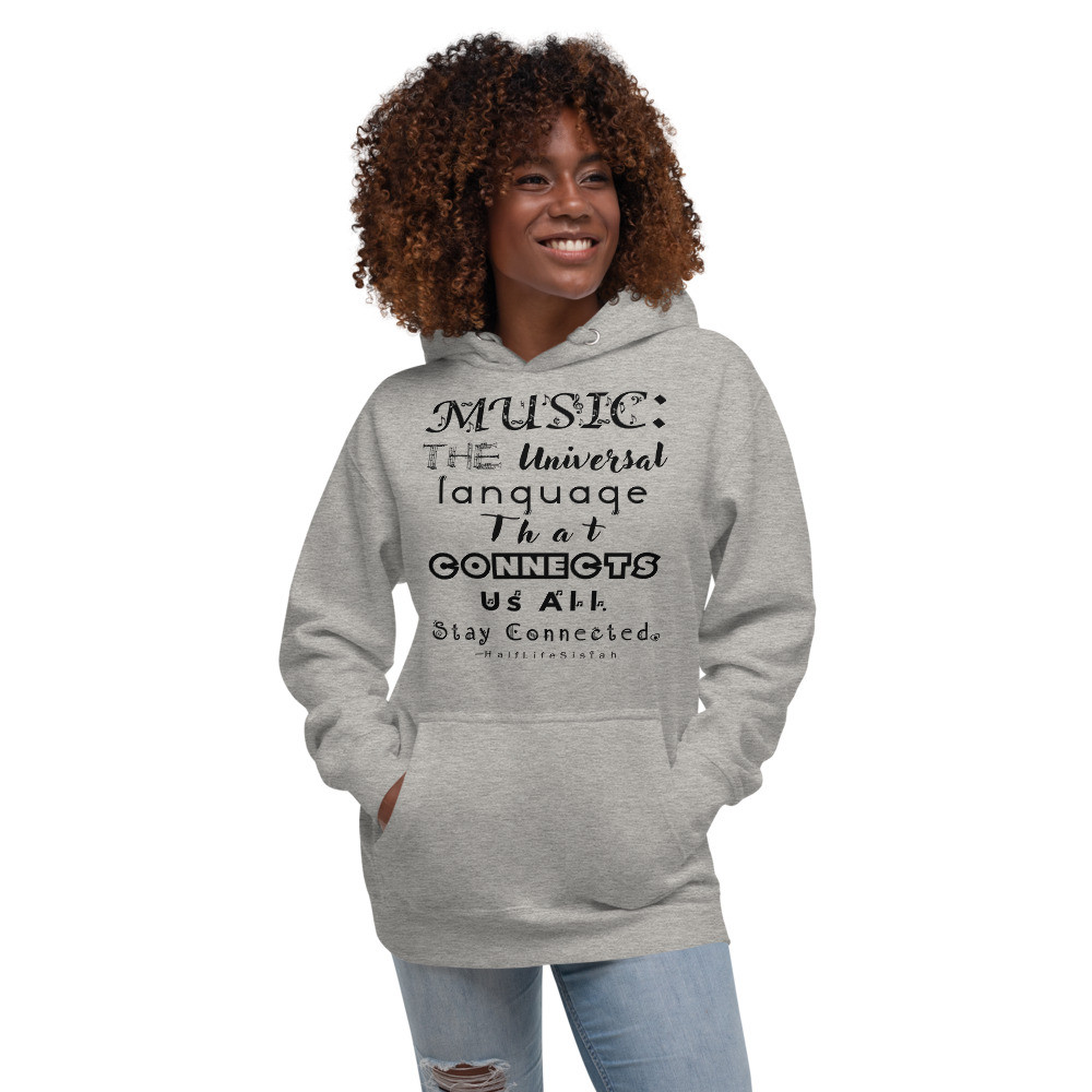 Universal Language - Unisex Premium Hoodie - Black