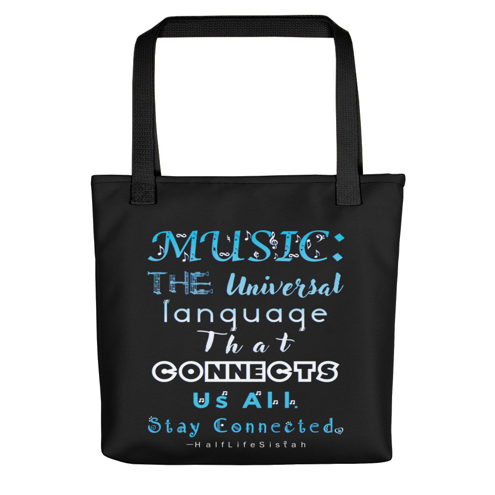 Universal Language - Tote bag - Aqua