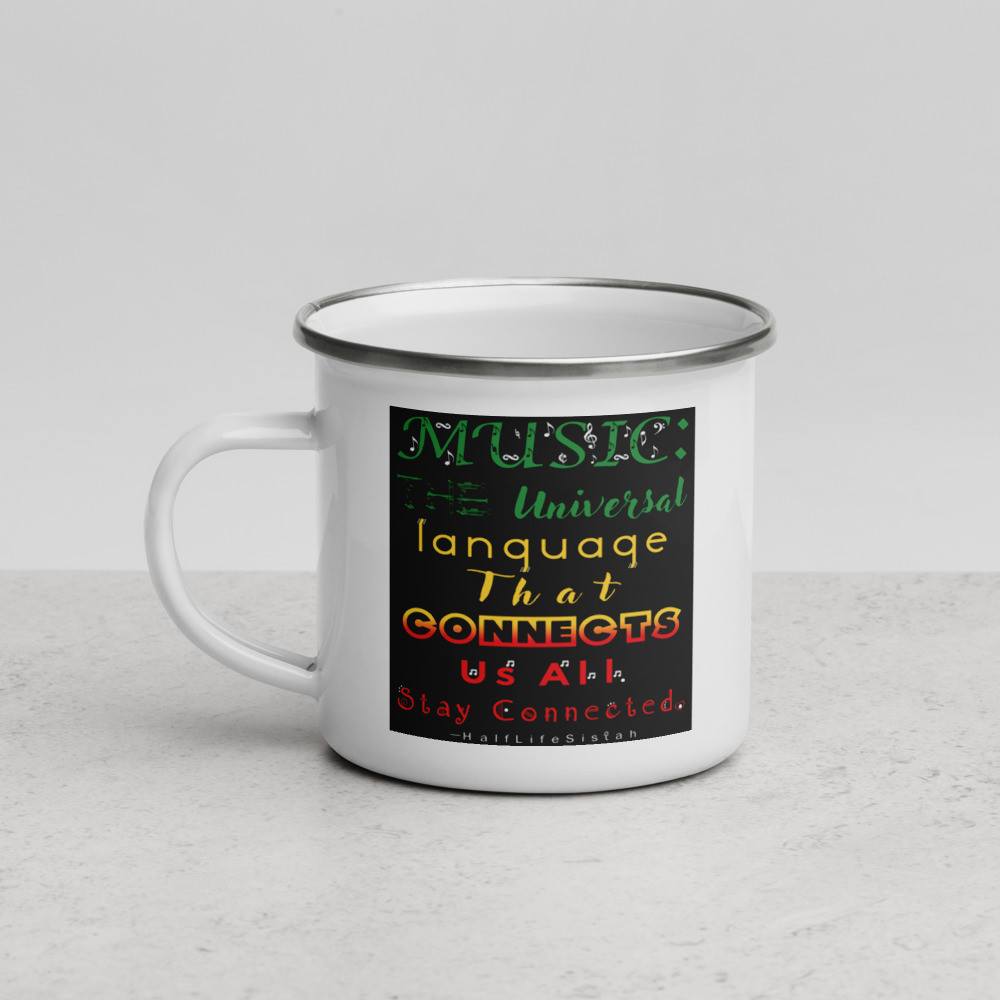 Universal Language - Enamel Mug - Safari