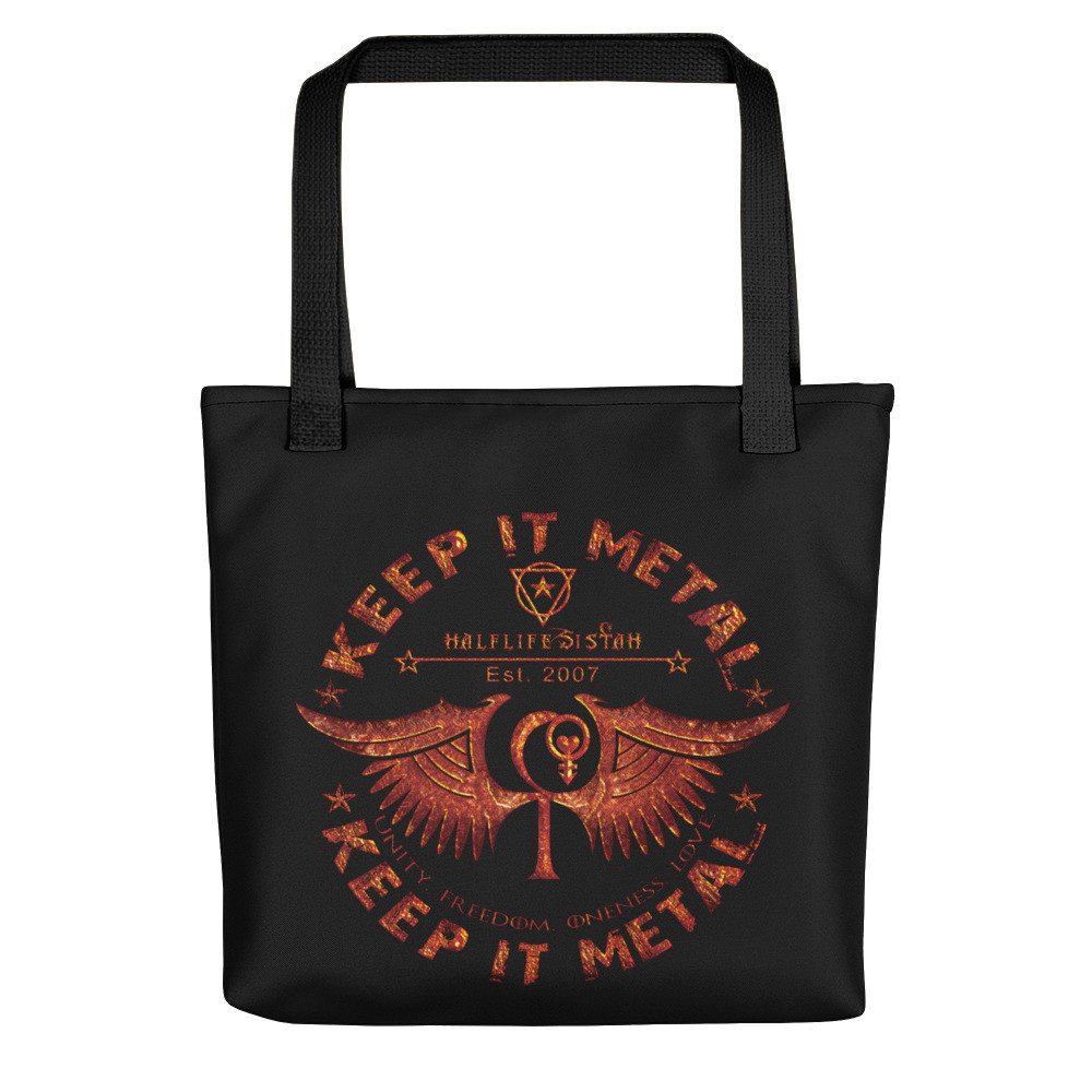 ''Keep It Metal'' HLS Unity Wings Souljah Badge - Tote Bag - LAVA