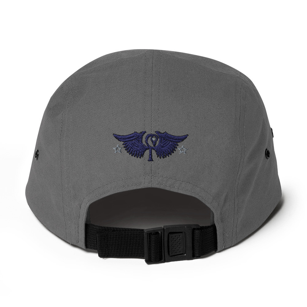 HLS Unity Wings - Five Panel Embroidered Hat - NavyBlue