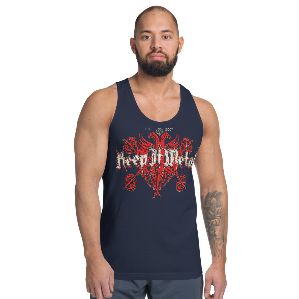 ''Keep It Metal'' [Gryphon] V3 - Unisex Classic Tank Top - Blood