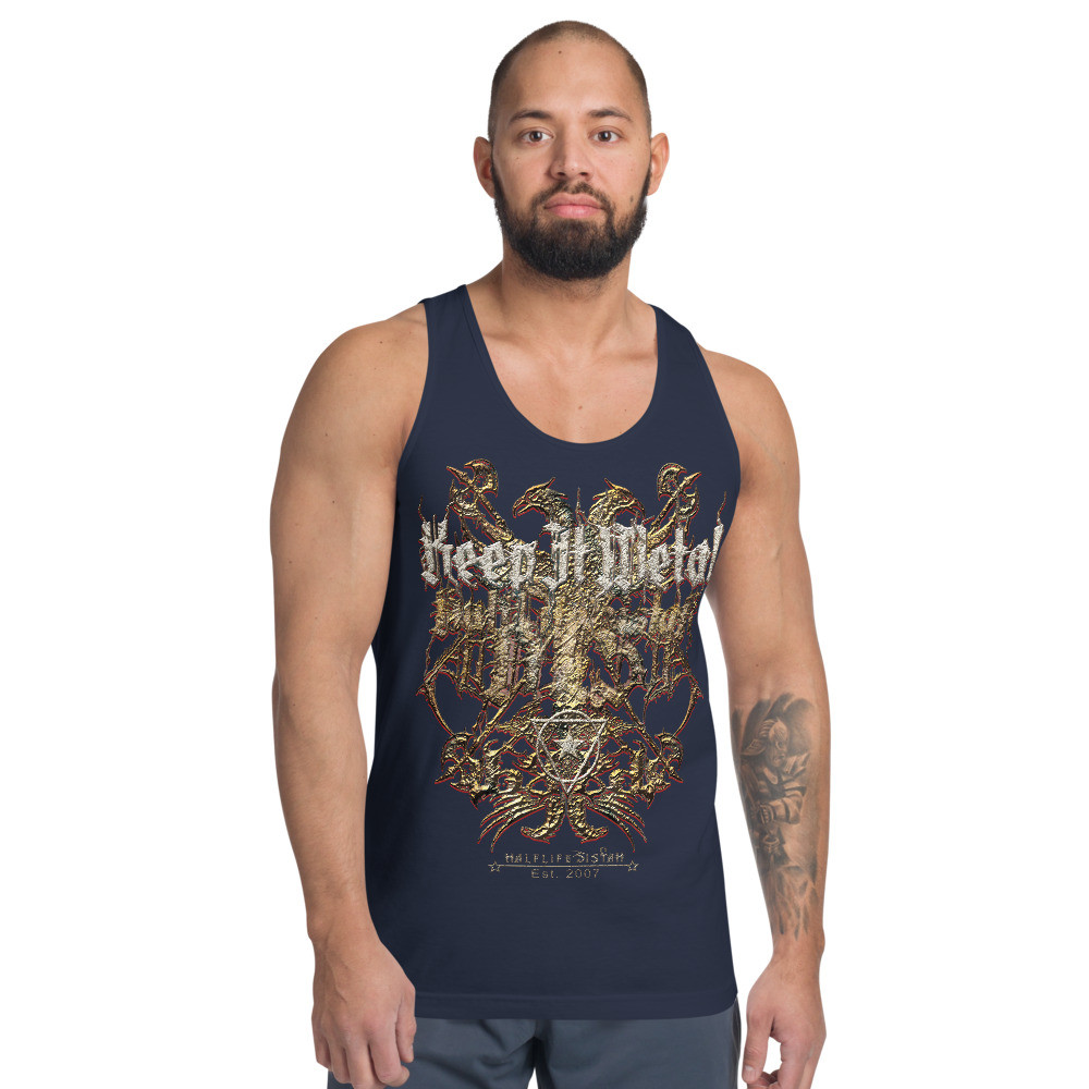 ''Keep It Metal'' [Gryphon] V2 - Unisex Classic Tank Top - GoldStone V2