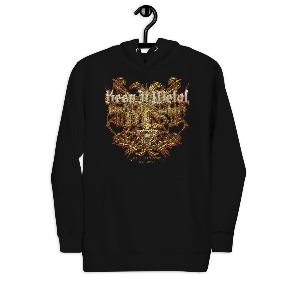 ''Keep It Metal'' [Gryphon] V2 - Unisex Premium Hoodie - GoldStone V1