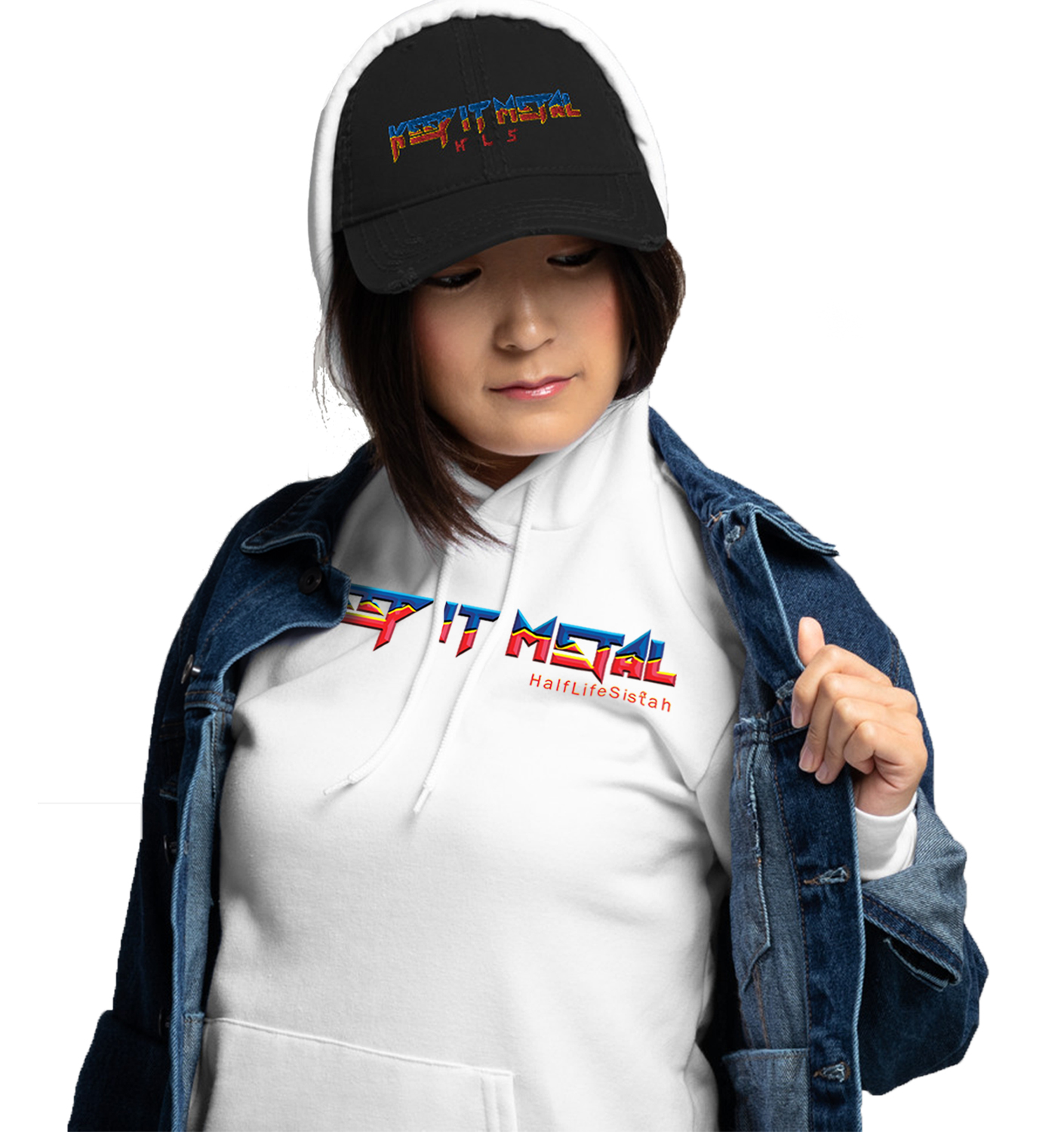 ''Keep It Metal'' SkyRez - Distressed Dad Hat - Supah