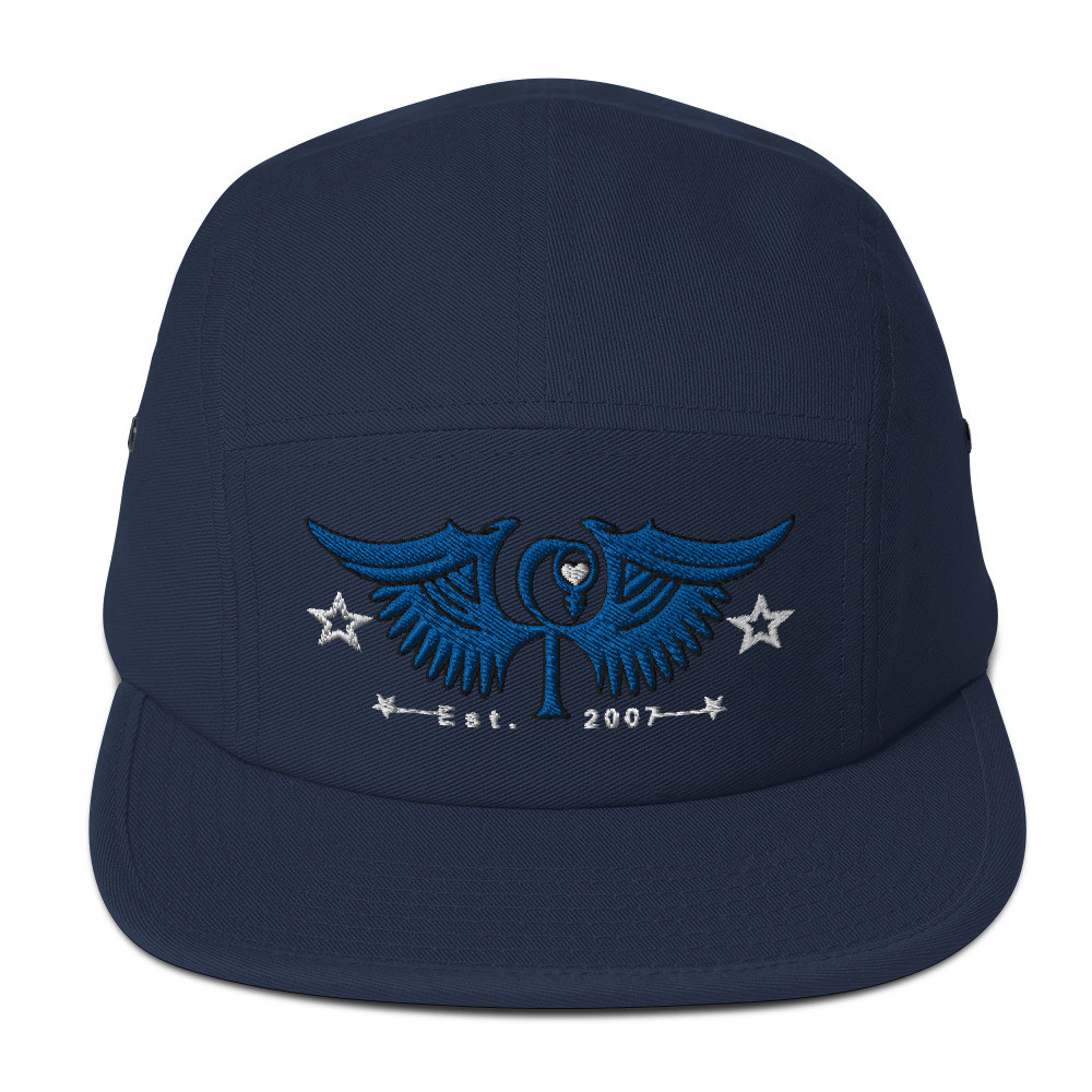 HLS Unity Wings - Five Panel Embroidered Hat - RoyalBlue